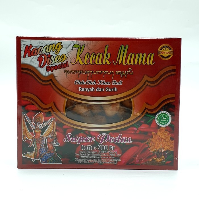 

Kacang Disco Kecak Mama Asli 400gr Oleh Oleh Khas Bali