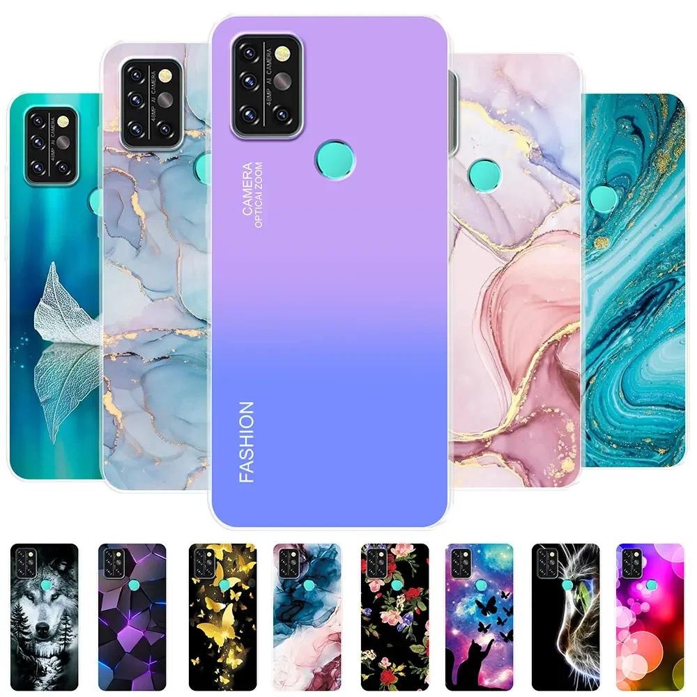For Umidigi A9 Pro 2021 Case For Umidigi A9 Max Cover Printing Clear Bumper Silicone Soft Cases Coqu