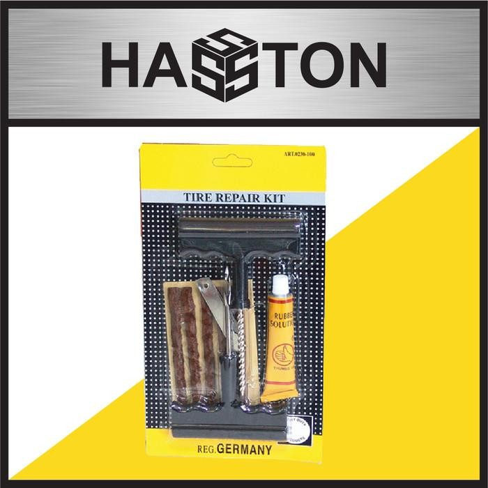 Alat Tambal Ban Tubeless + Lem HASSTON

