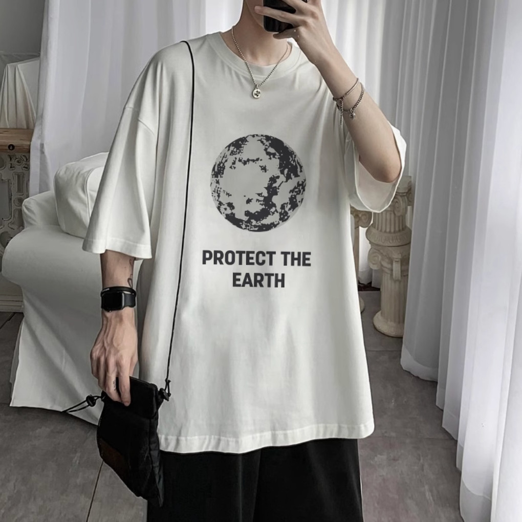 HEAL HEART JS TSHIRT KAOS PRIA/WANITA OVERSIZE LONGGAR STYLE HIP-HOP 100%COTTON BERKUALITAS