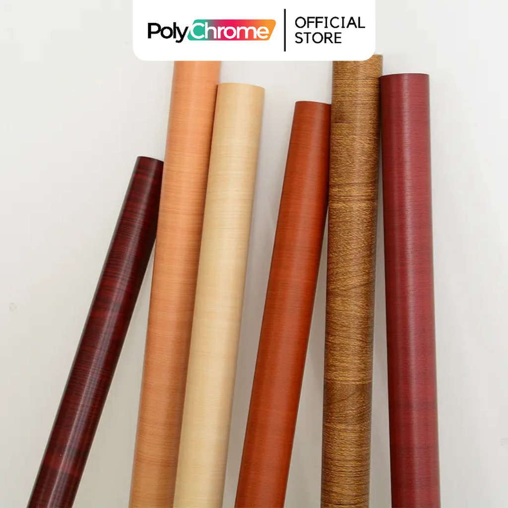 Wallpaper Stiker Serat Kayu Dinding Lemari Pintu Doff (Tidak Glossy) Kusen Meja Kursi Kerajinan Pela