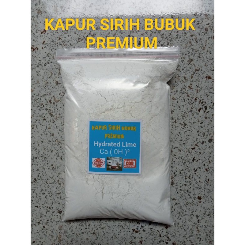 

[RS] 1 kg kapur sirih serbuk asli gamping / kapur sirih untuk makanan / food grade