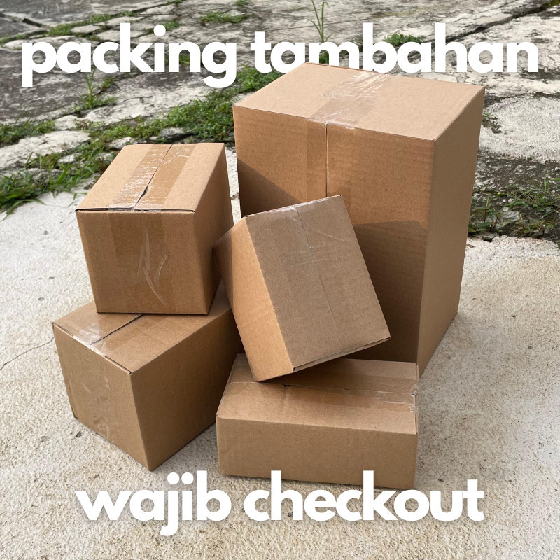 

Kardus Packing Dus Tambahan Plus Bubble dan Asuransi Ganti Rugi untuk Barang Mudah Pecah MCO P01