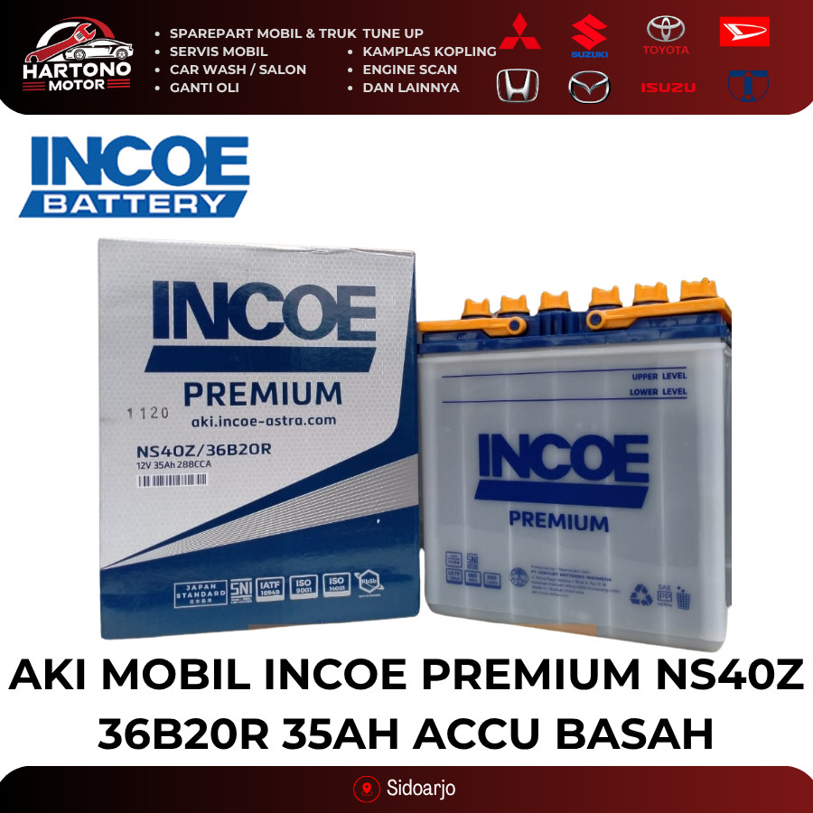 AKI MOBIL INCOE PREMIUM NS40Z 36B20R 35AH ACCU BASAH
