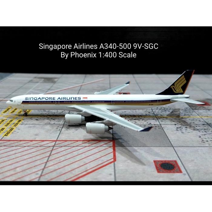MS99.. Singapore Airlines A340-500 9V-SGC By Phoenix 1:400 Scale