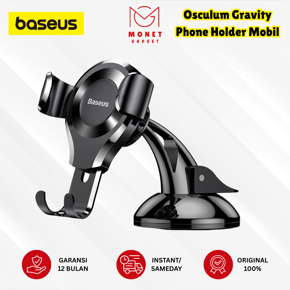 Baseus Car Phone Holder Universal Osculum Gravity Mount Holder HP Mobil