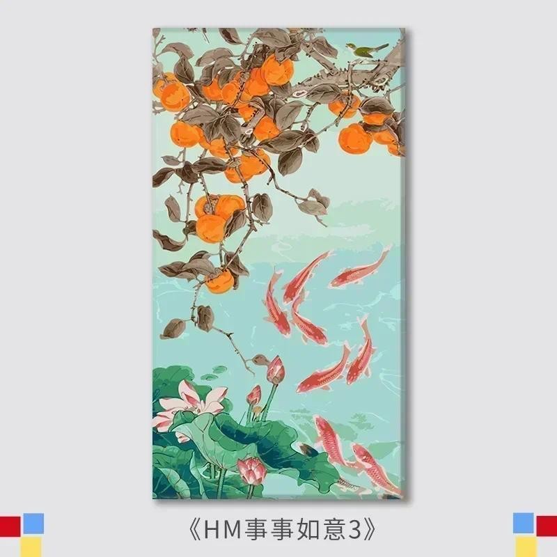 

YL-23363-Tulip diy digital acrylic flower painting explosion hand-filled landscape painting