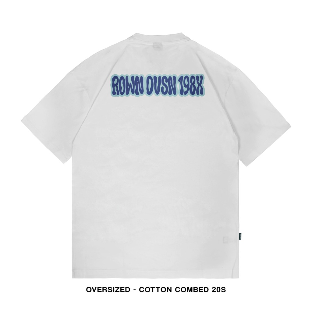 [COD] Rown Division Kaos Oversize 20s || Primus White T-Shirt Original Tee