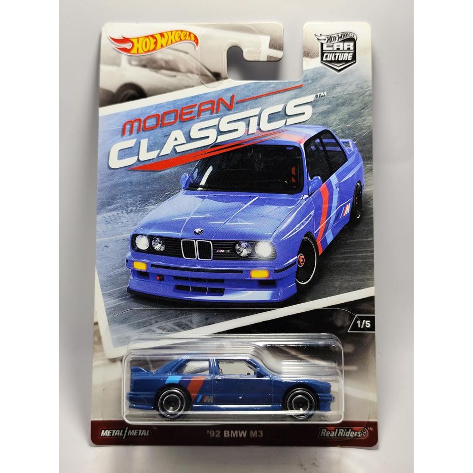 SP99.. Hot Wheels Hotwheels Premium Modern Classics 92 BMW M3 Biru