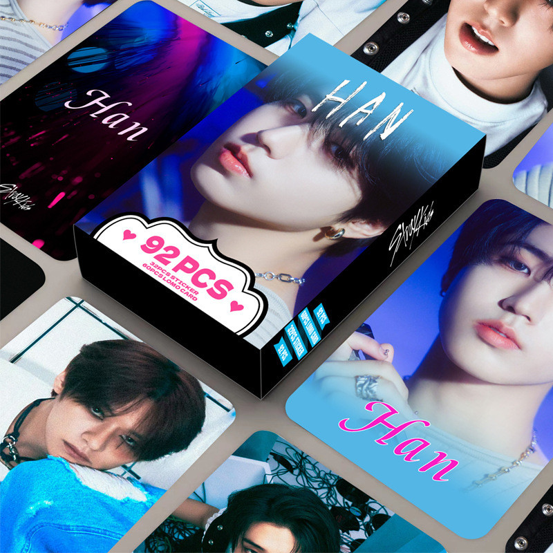 

92 High-definition Color-printed Photo Cards HAN Han Zhi Cheng Double-sided LOMO Card Straykids Small Card Photo Card