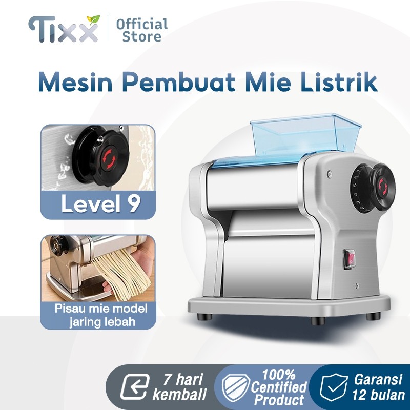 Terlaris TIXX Mie Listrik Elektrik Otomatis Noodle Maker Machine Noodle Motor Peralatan Masak
