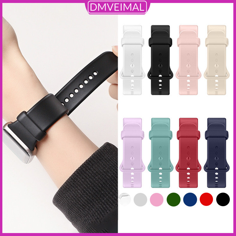 Rubber Silicone Strap for Redmi Watch 6 5 / Redmi Watch 4 / Xiaomi Smart Mi Band 9 Pro / Mi Band 8 P
