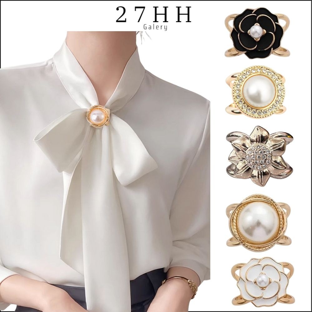 27HH KN21 RING BROS HIJAB BESAR AKSESORIS SCARF / CINCIN ALLOY SYAL SELENDANG ELEGAN KOREA