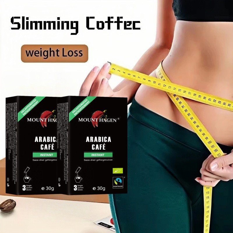 

MOUNT HAGEN Kopi Arabika Hitam Murni Kopi Instan Tanpa Kafein Kopi Beku Kering 0 Lemak 10 Kemasan Kopi Pelangsing