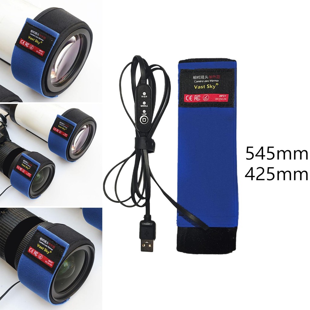 

Lens Heater for Telescope Camera Astrophotography USB Lens Defogging Heater