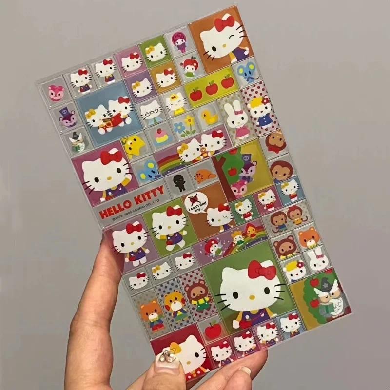 

Cartoon Sanrio 3D Jelly Nostalgic Cube HelloKitty Sticker Decoration Mobile Phone Shell Water Cup Guitar Sticker Wholesale