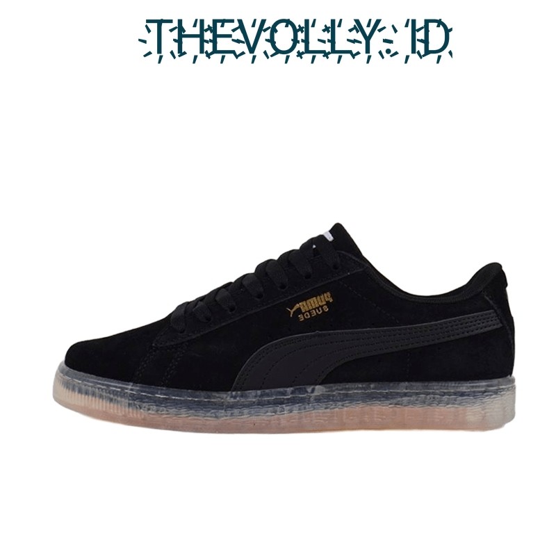 Sepatu Puma Suede Translucent Black BNIB Original / Sneakers Pria