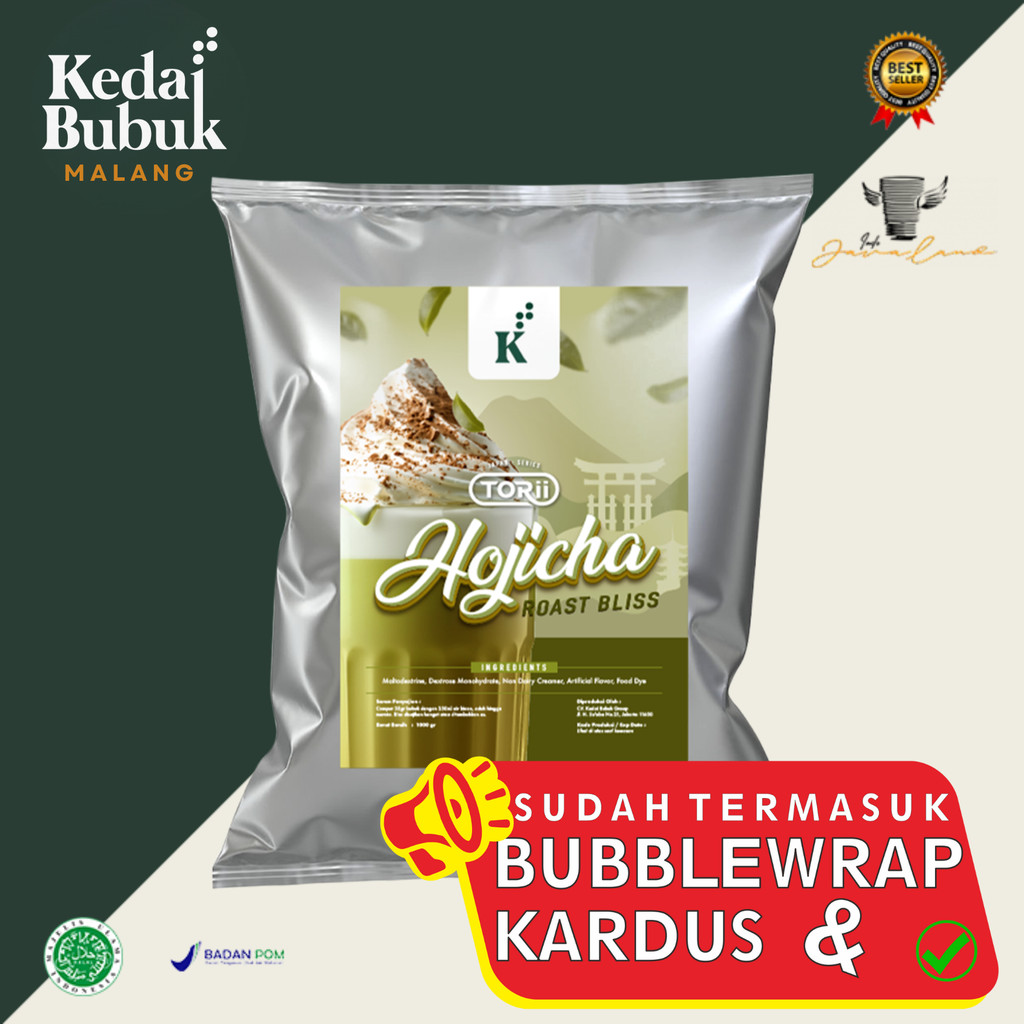 

Bubuk Minuman Torii Hojicha Roast Bliss, Javaland Japan Series Kemasan 1 Kg