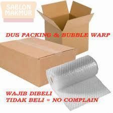 

Packing Tambahan Dus Bubble Wrap Untuk Packing Aman