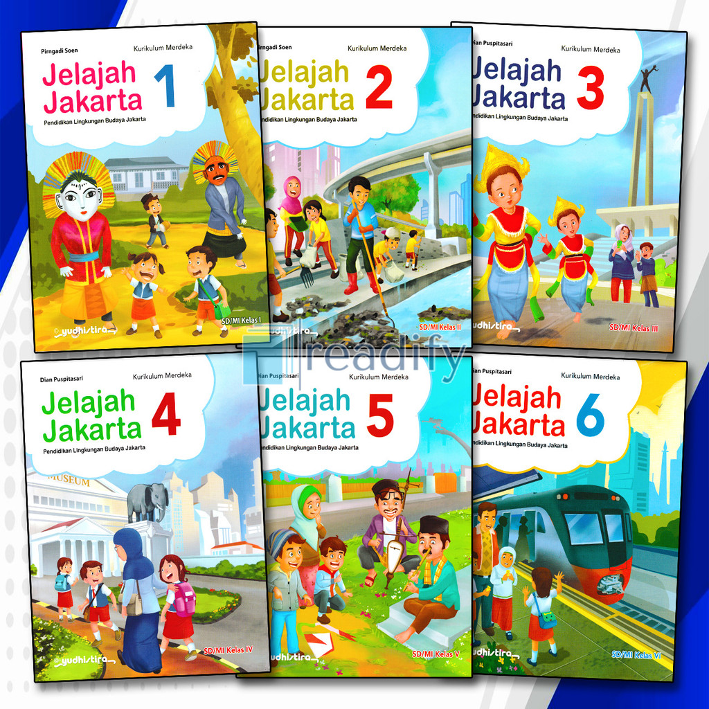 Jelajah Jakarta (PLBJ) Kelas 1 2 3 4 5 6 SD/MI Yudhistira Kurikulum Merdeka Revisi Terbaru