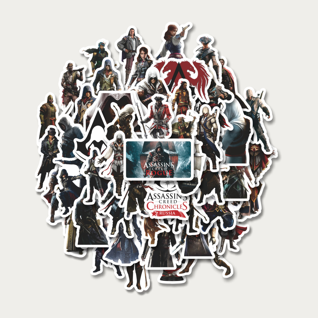 

Sticker Pack Stiker Game Series Assasin's Creed Universe Mix 5 | Sticker TUMBLR | Stiker LAPTOP KOPER HELM