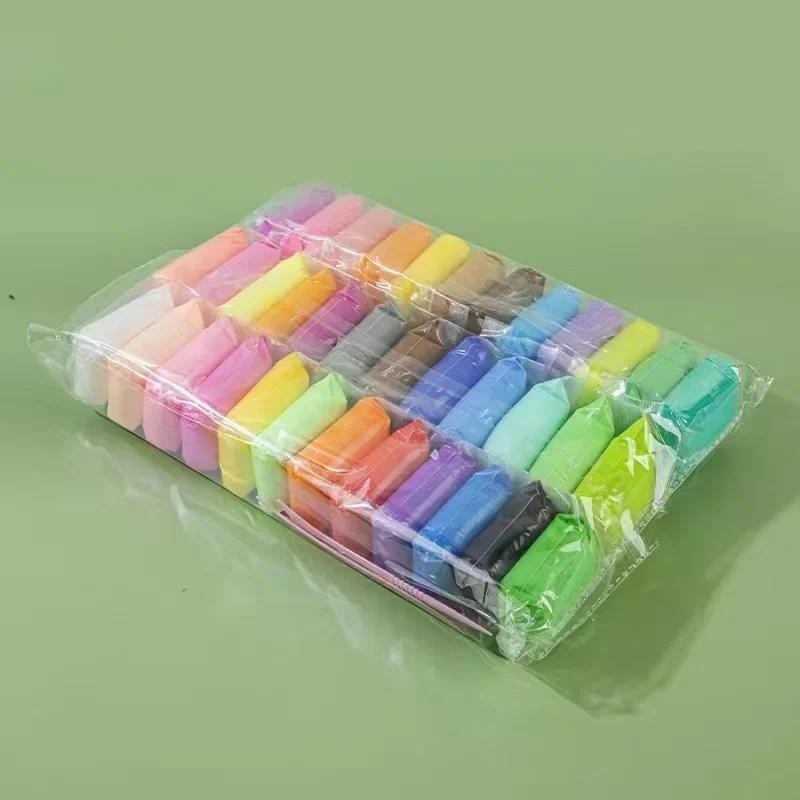 

12/36Colors Clay Air-dried Clay Set, Ultra Light Plastic Clay with Carving Tools, DIY Crafts Gifts for Friends DIY for Children