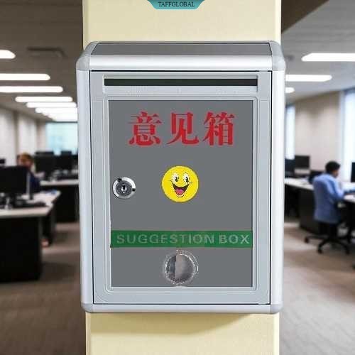 Kotak Saran Dinding Minimalis Suggestion Box Aluminium Alloy - BO302