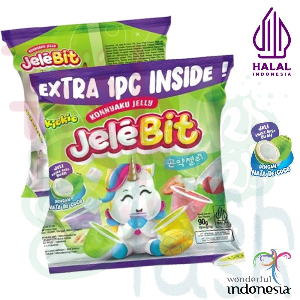 

Kiokio Jelebit Nata de Coco 90gr HALAL isi 6 cup