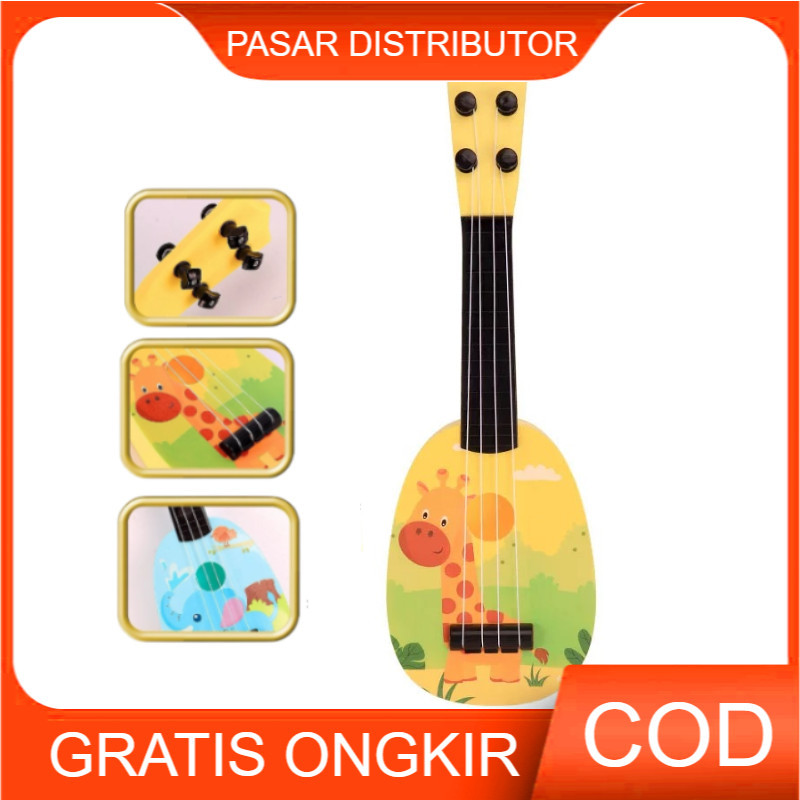 Mainan Anak Guitar Interesting Gitar Ukulele Mainan Gitar Musik Anak Mainan Anak Gitar Ukulele Guita
