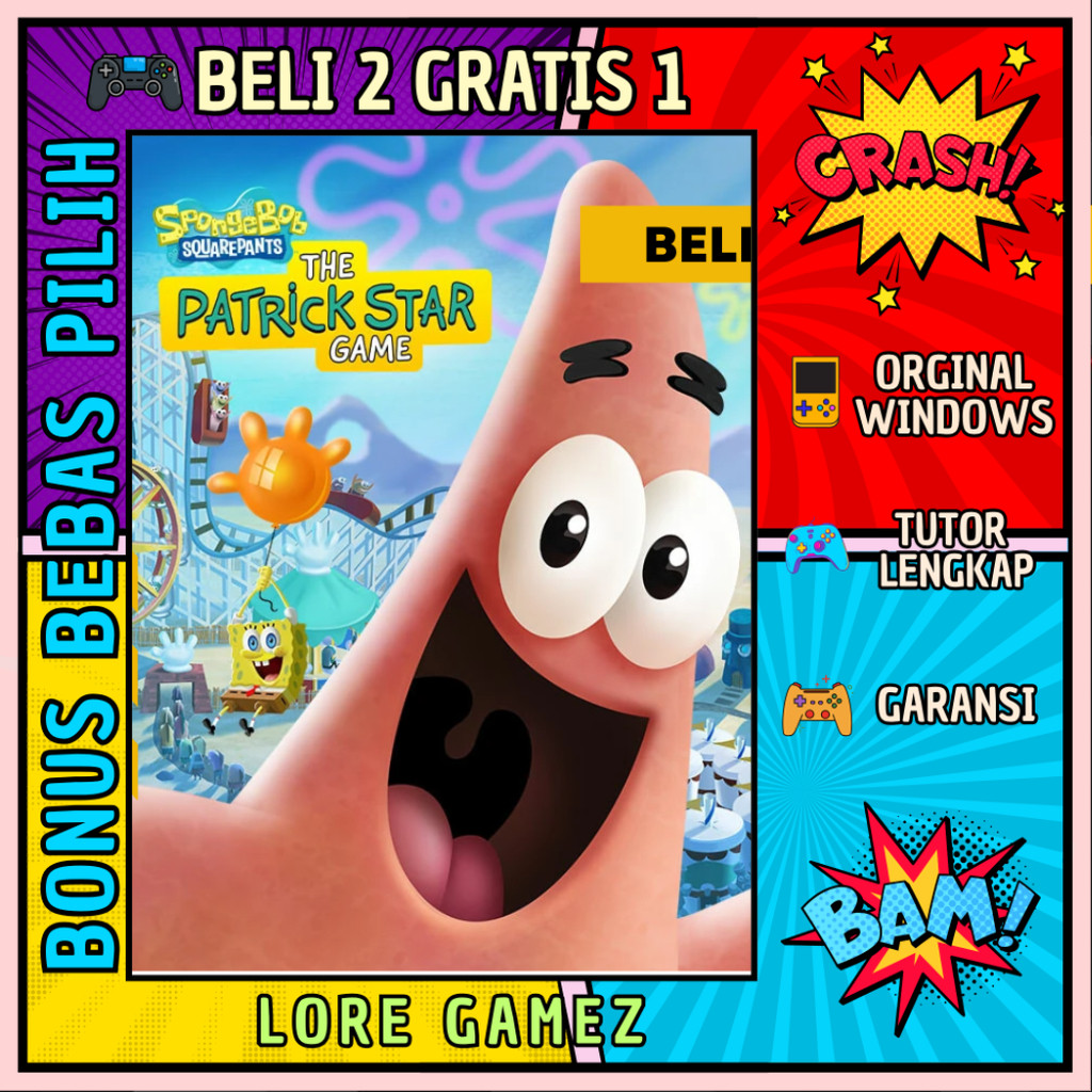 SPONGEBOB SQUAREPANTS THE PATRICK STAR GAME - GAME PC - GAME LAPTOP - PC GAMES