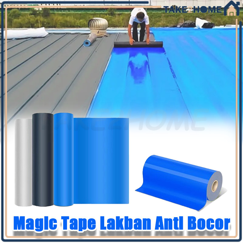 Tape Lakban Magic Anti Panas Waterproof/Pelapis Genteng Tape Lakban Anti Bocor/Aluminium Anti Bocor