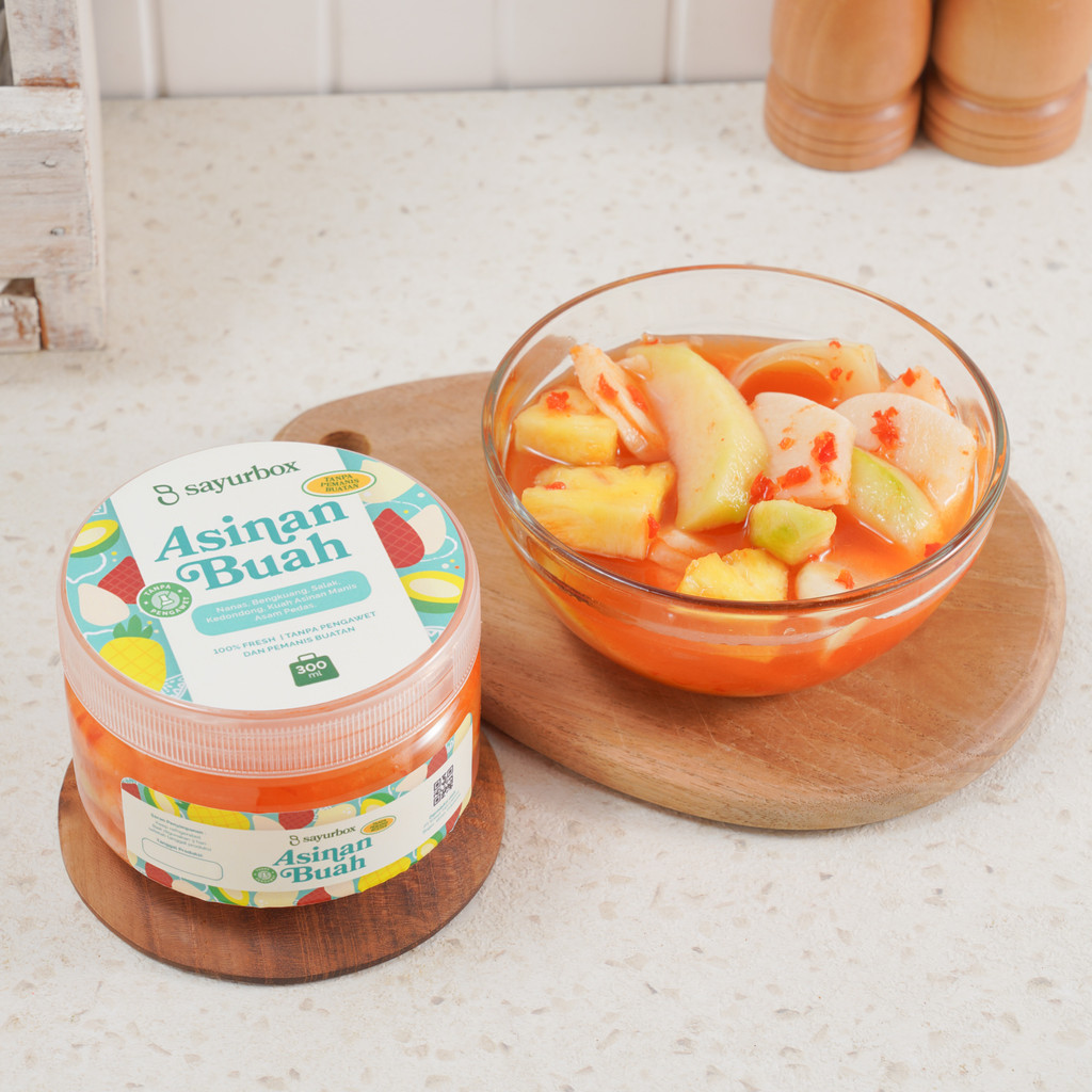 

Sayurbox Kitchen Asinan Mangga Pedas Segar 300 ml Sayurbox