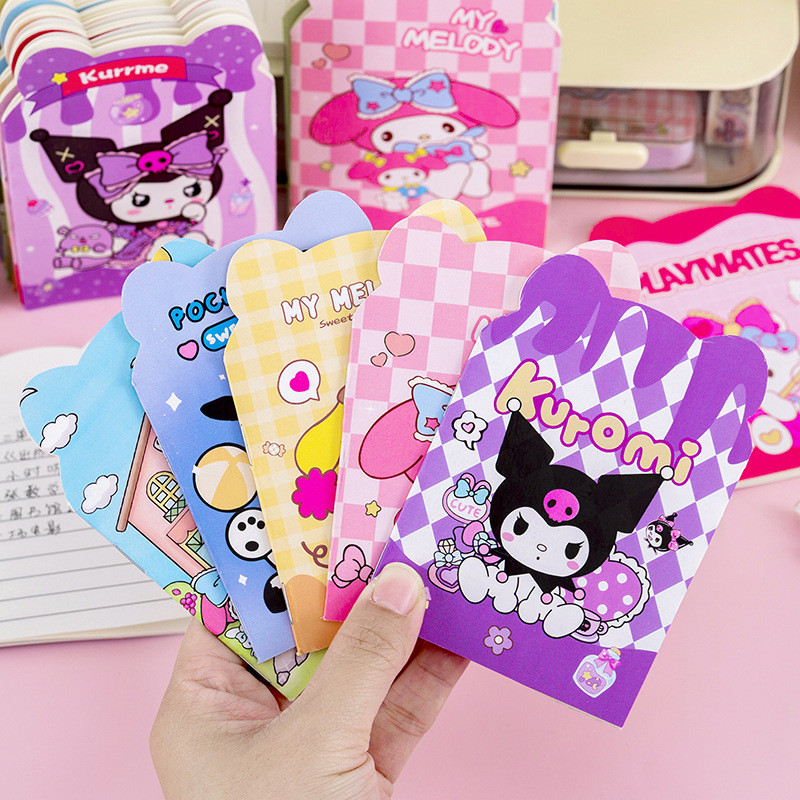 

Buku Tulis Telinga Lucu Kartun Notebook Cartoon Sandrio Notepad Karakter Memo Kecil Mini S-NB030