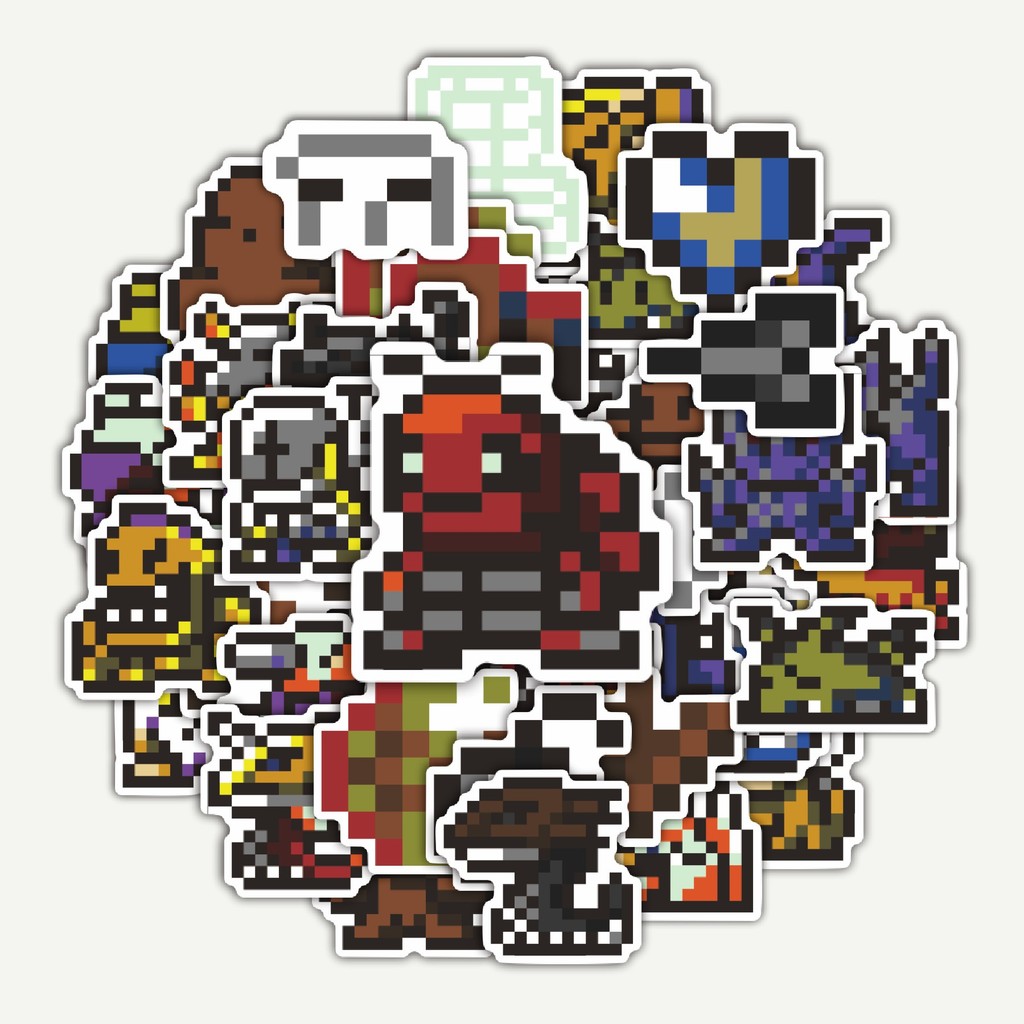 

Sticker Pack Stiker Pixel Digimon V10 | Sticker TUMBLR | Stiker LAPTOP KOPER HELM