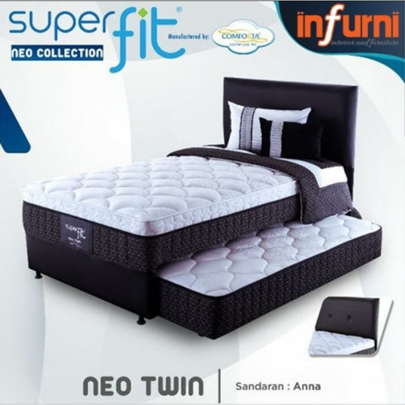 SPRINGBED KASUR COMFORTA SUPERFIT NEO TWIN 2IN1