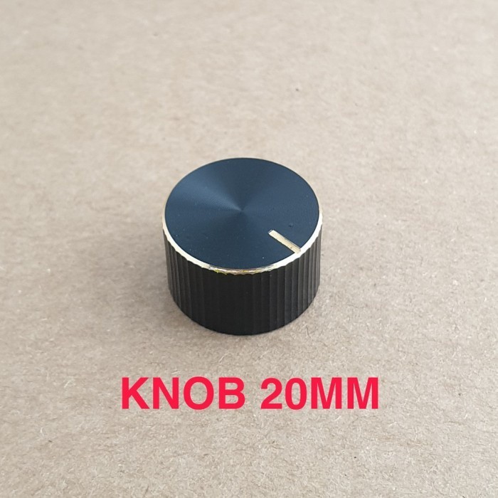 (KB)   KNOP KNOB PUTAR ALUMINIUM POTENSIO AUDIO