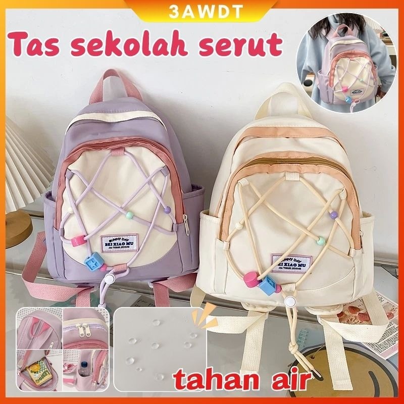 [COD]Tas Ransel Wanita/Tas Sekolah tahan air/Ransel/Dopamin Backpack/Tas Sekolah Korean Style/Tas Ra