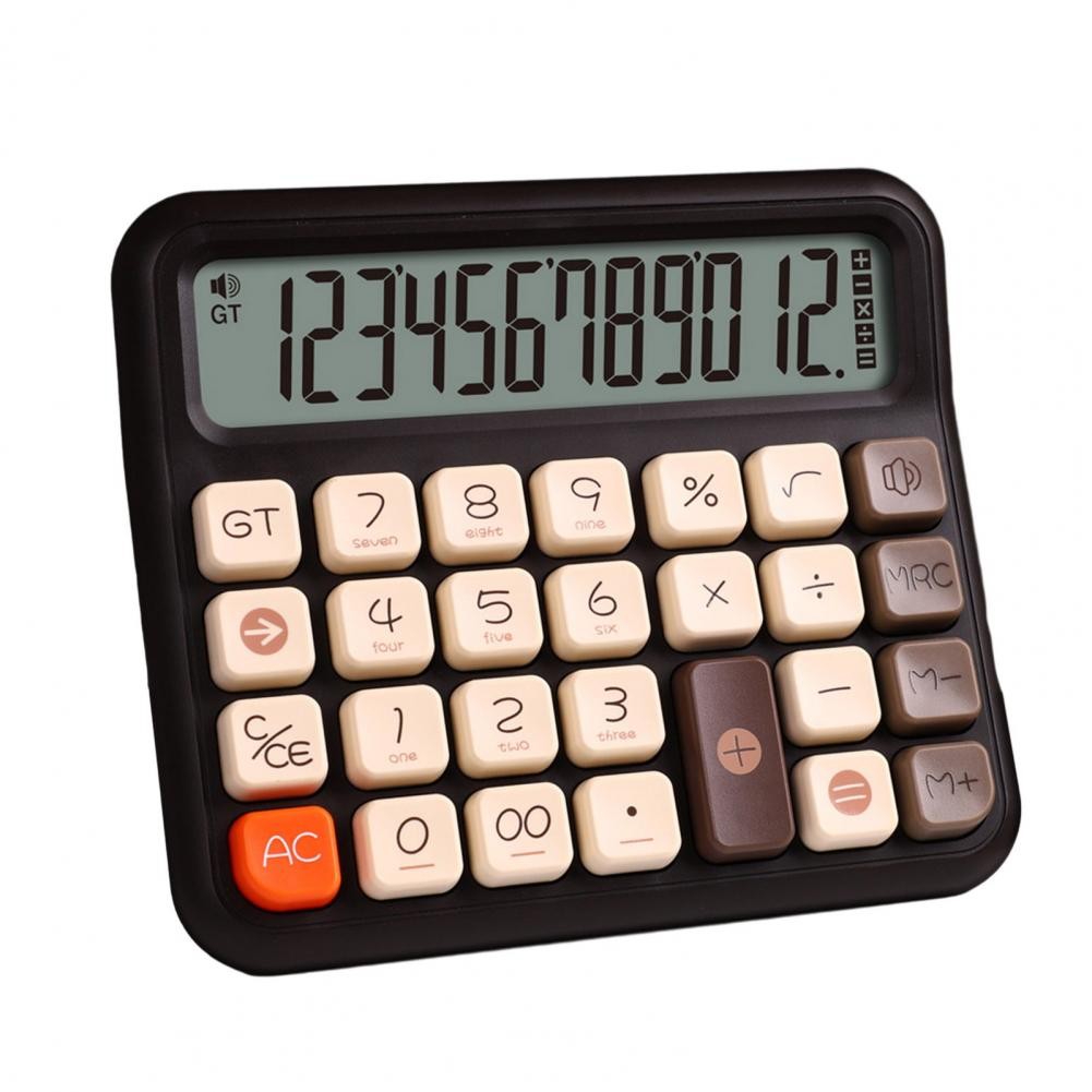 

Basic Calculator with Extra Large LCD splay Battery Powered Portable Office Home Use Desktop