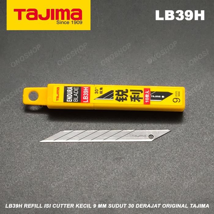 

LB39H Refill Isi Cutter Kecil 9 mm Sudut 30 Derajat Original Tajima
