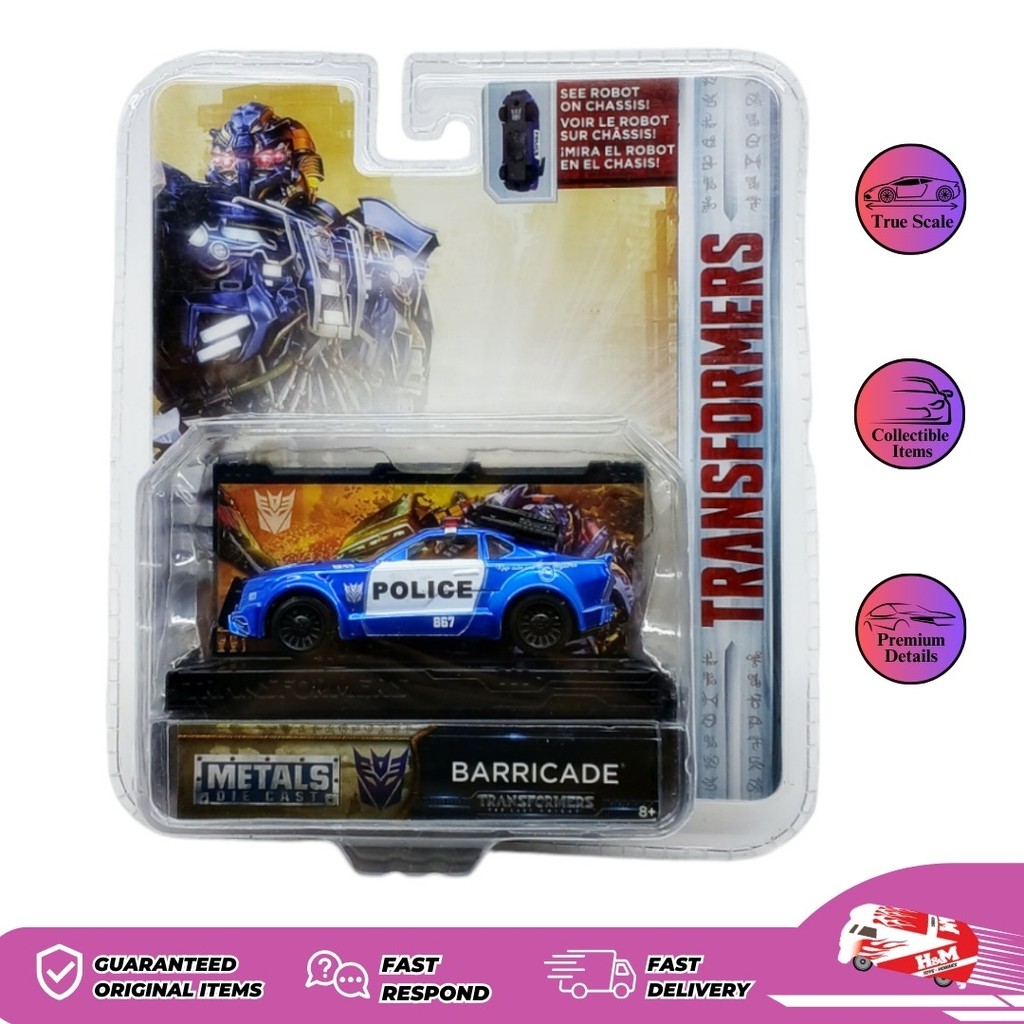 Jada Transformers 1/64 Barricade Police