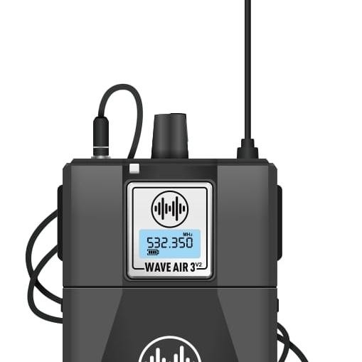 Wave Audio Monitor Wave Air 3 V2 Receiver-  Wireless IEM Receiver V2 Mic