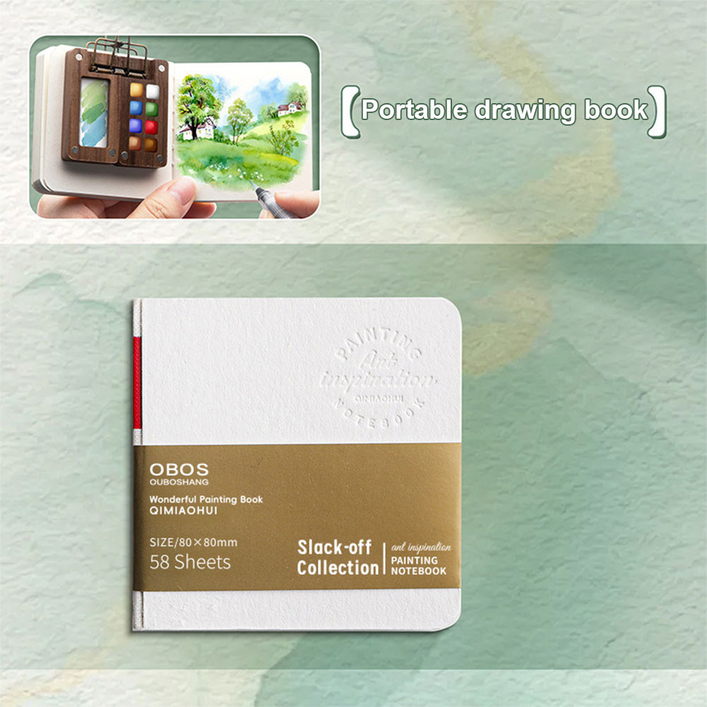 

Travel Paint Palette Pocket Artist Watercolor Set Mini Watercolor Palette Set Portable Watercolor Set for Artists and Students