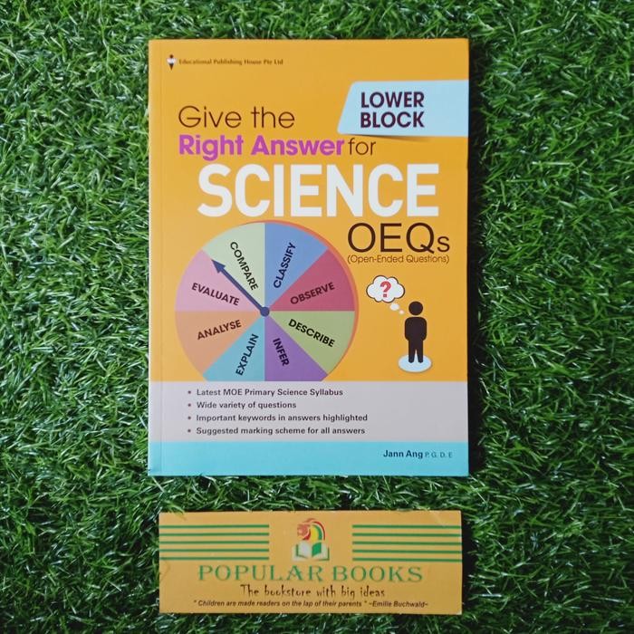 

Primary Give the Right Answer for Science OEQs (Open-Ended Questions) - Lower Block