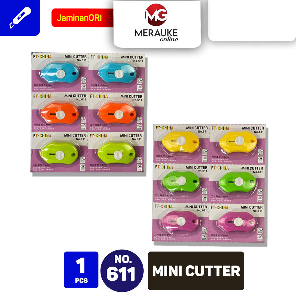 

ZAIXIN 611 Cutter Mini Fancy pemotong kertas pisau mini cutter lucu