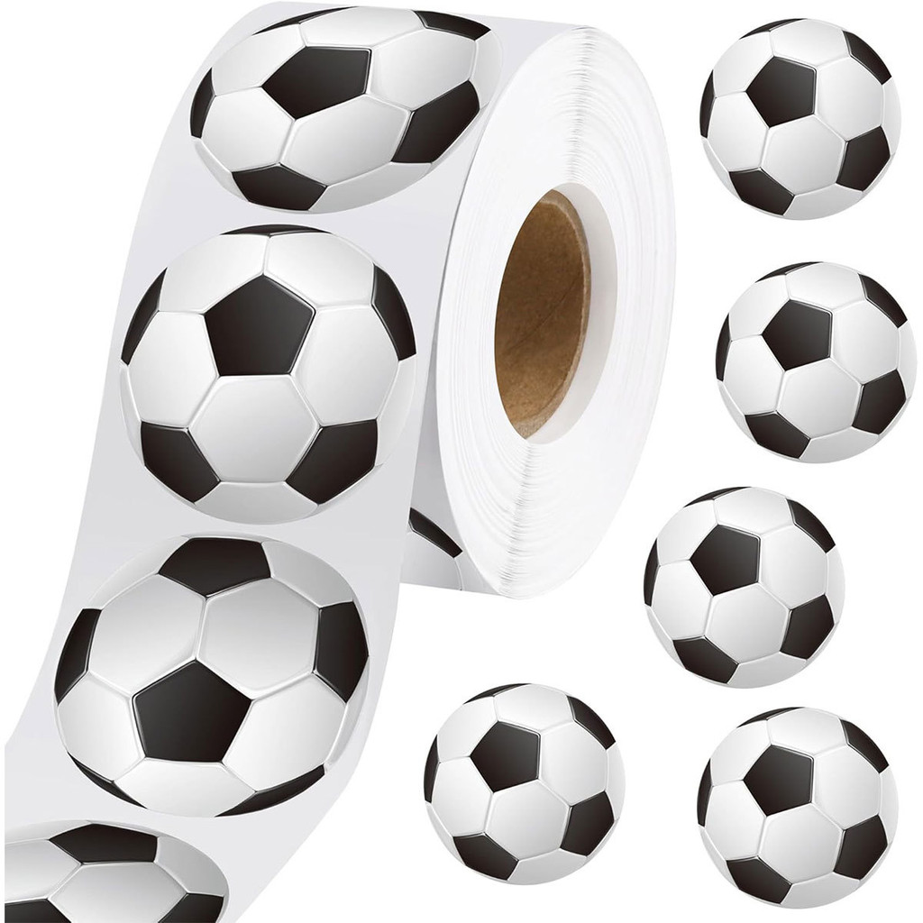 

100-500pcs Footballs Stickers Sports Balls Sticker Sport Ball Theme Decoration Toy Phone Notebook Decals Stationery Sticker
