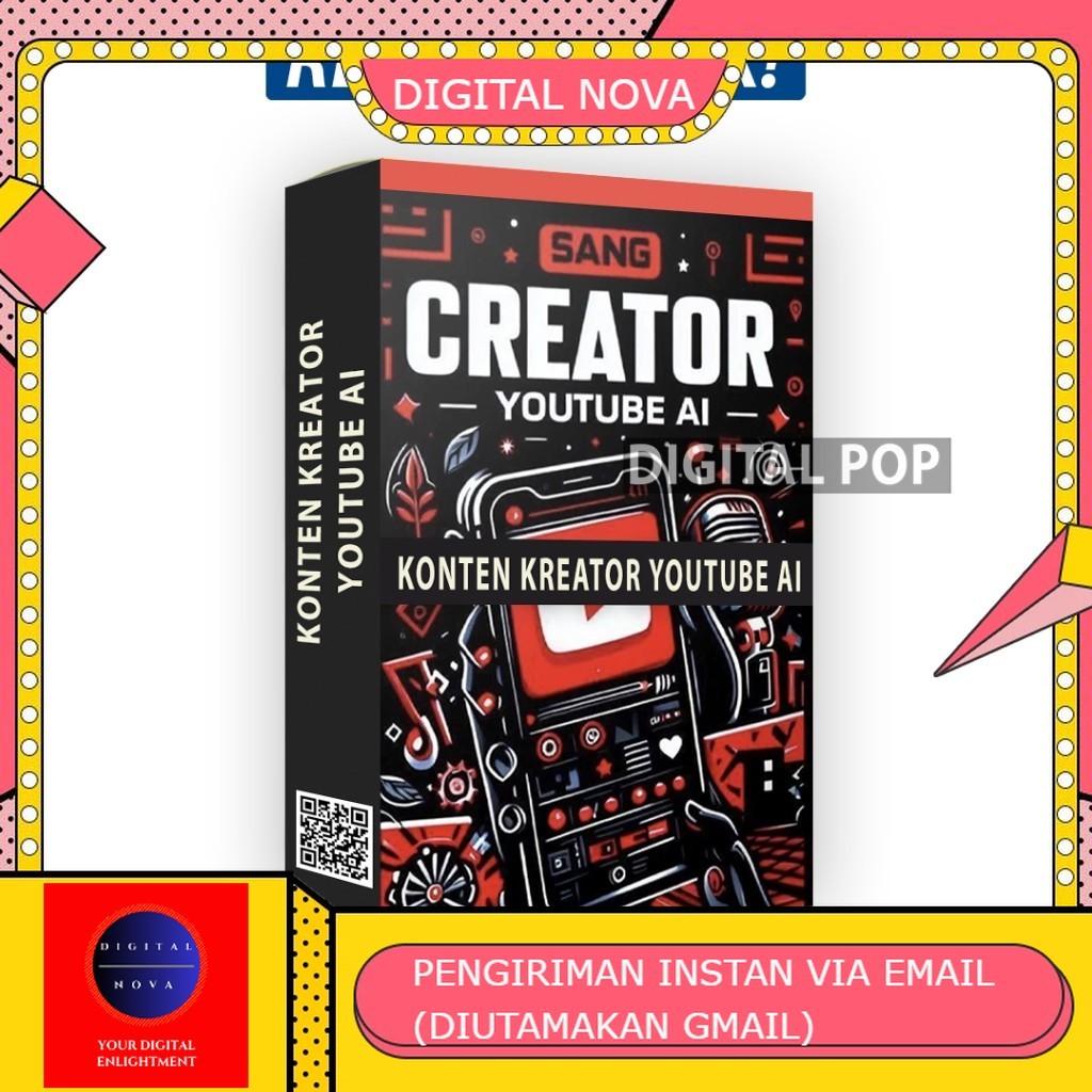 KONTEN KREATOR YOUTUBE AI - Melejit dengan Artificial Intelligence Bangun Konten Channel Youtube
