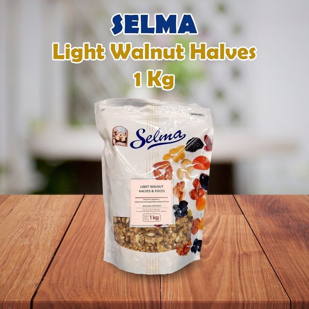 

SELMA Light Walnut Halves/Kenari 1 Kg