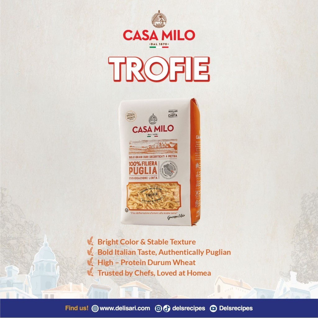 

CASA MILO TROFIE / Pasta Trofie 500 GR