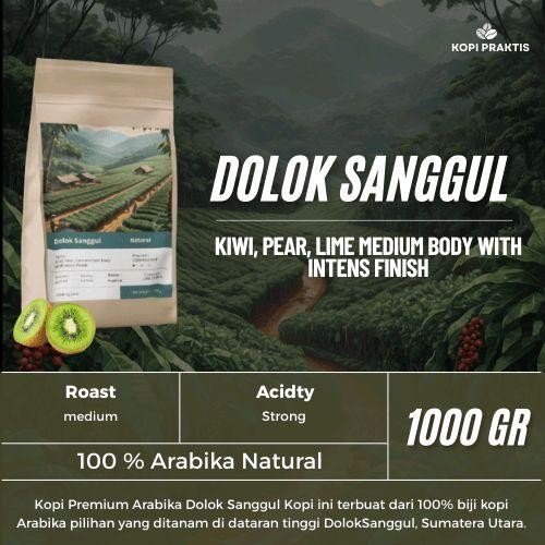 

ROASTED BEANS ARABIKA NATURAL DOLOK SANGGUL 1000 GR | 1 KG | BIJI KOPI SANGRAI | Coffee - GILING HALUS