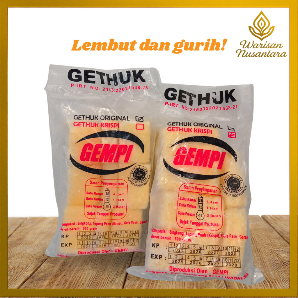 Getuk frozen langsung goreng camilan sehat oleh-oleh khas jawa tengah